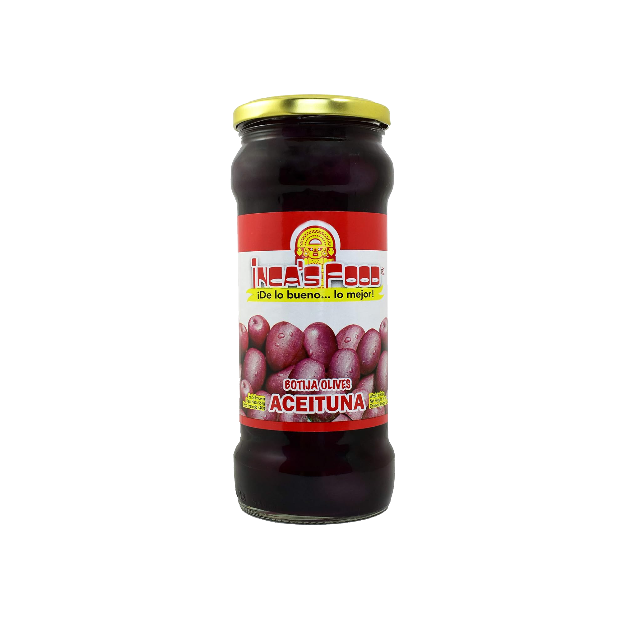 Botija Olives Inca's Food | Aceitunas 567g