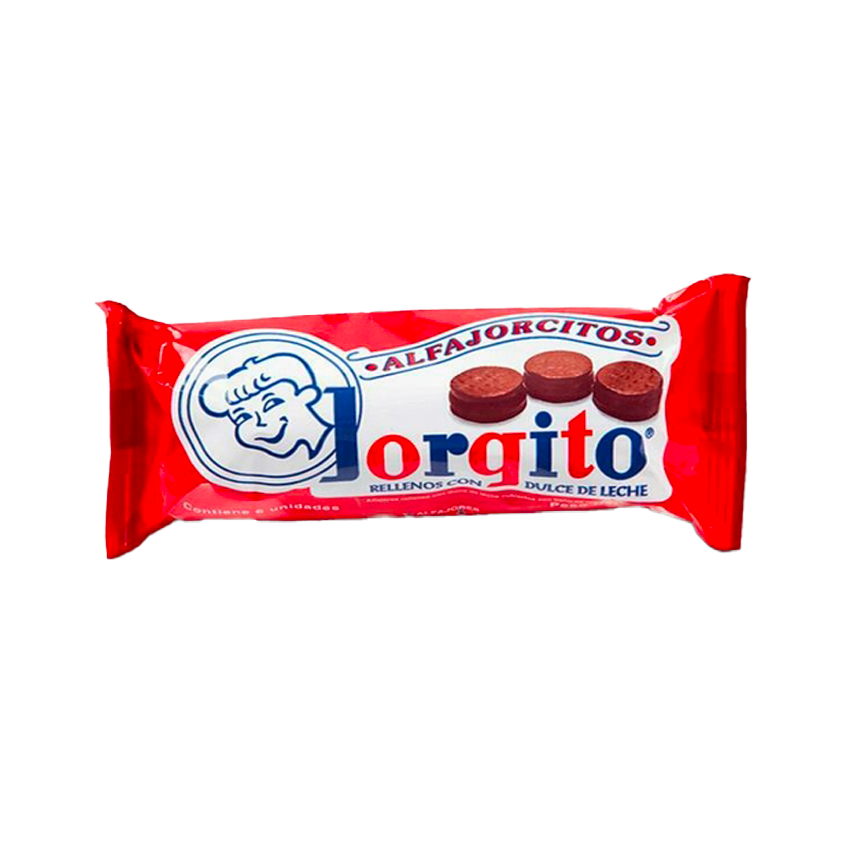 Alfajor Jorgito Mini Milk Chocolate Alfajor with Dulce de Leche