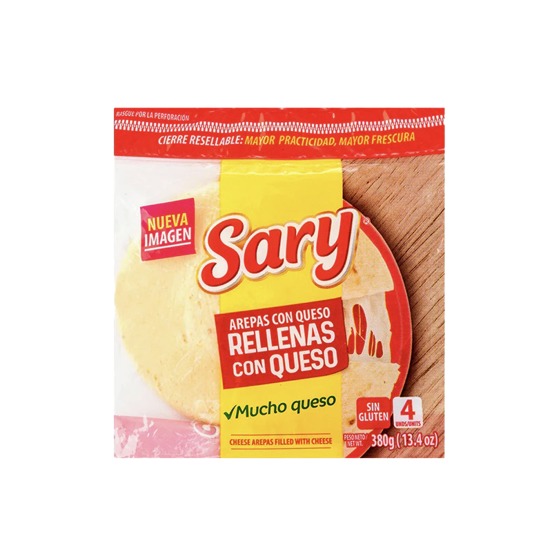 Frozen Cheese Arepas with extra cheese Sary 380g