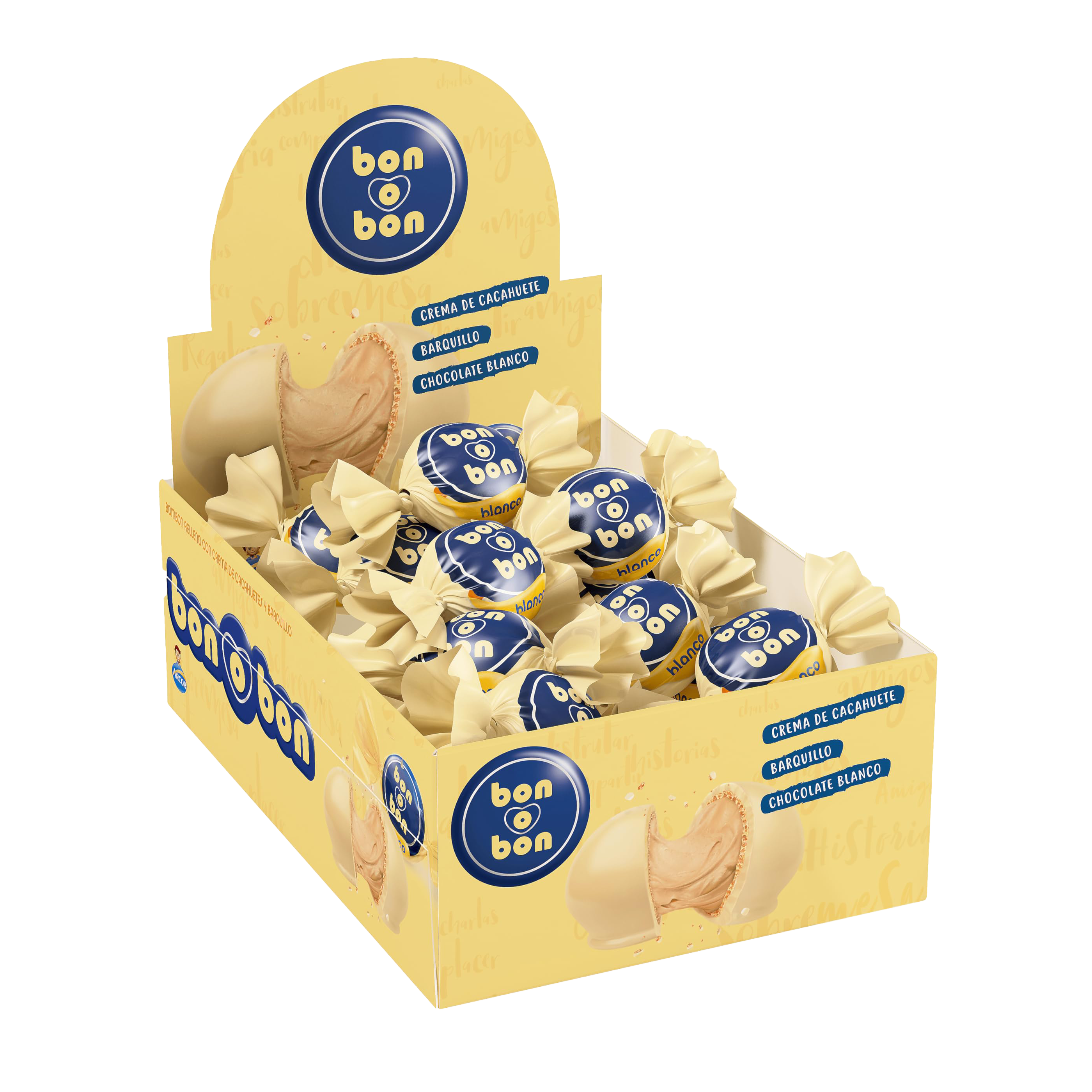 Bon O Bon White Chocolate Box 30 Pack