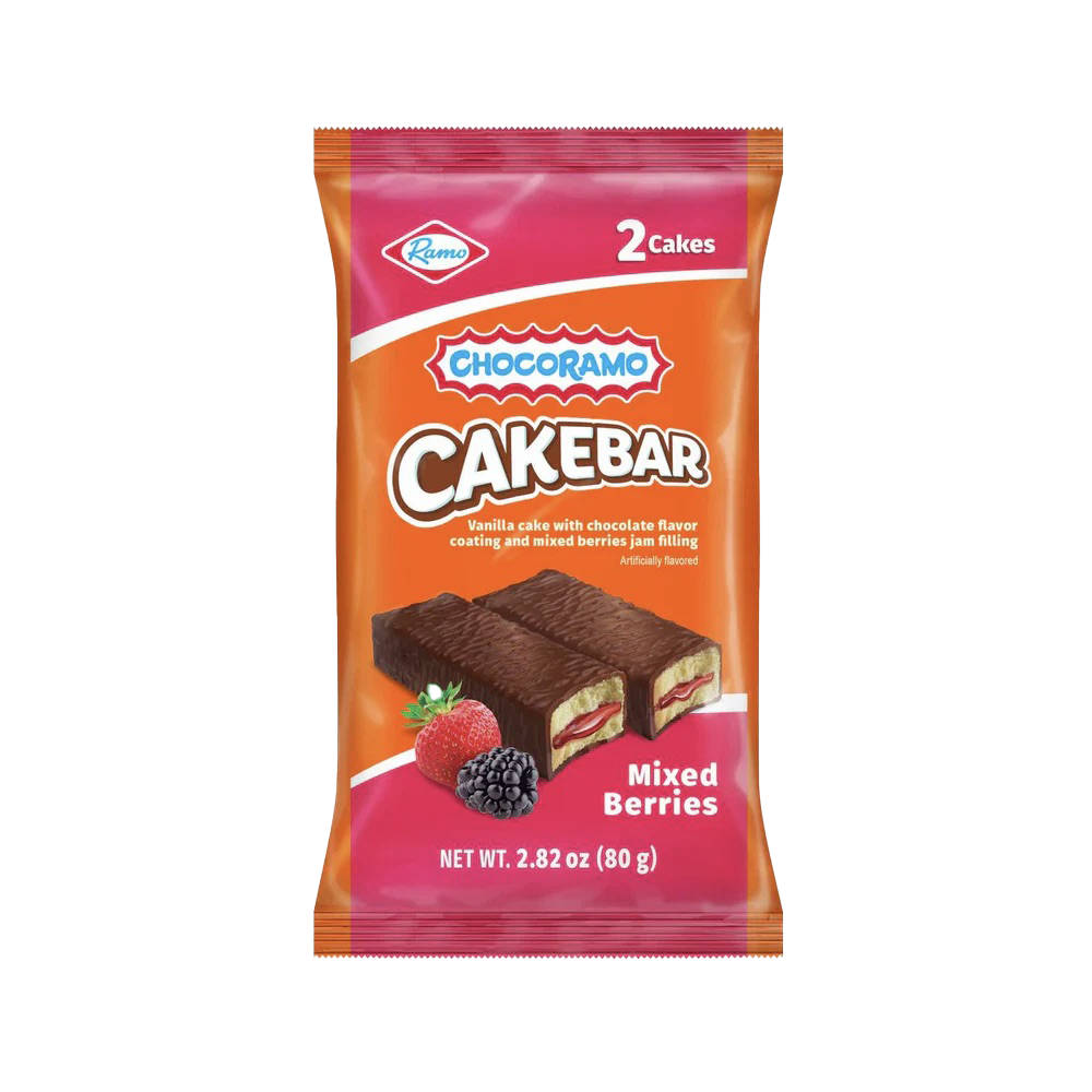 Cakebar filled with Mixed berries jam - 80g
