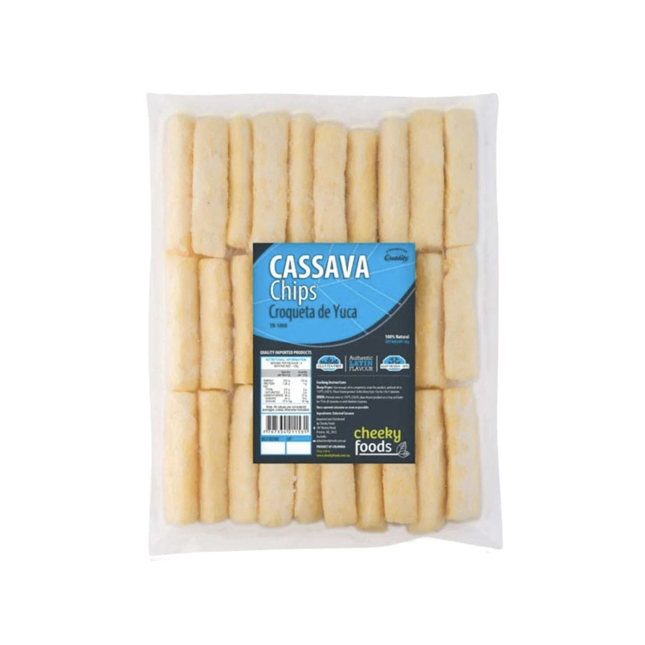 Cassava Chips Frozen 1kg