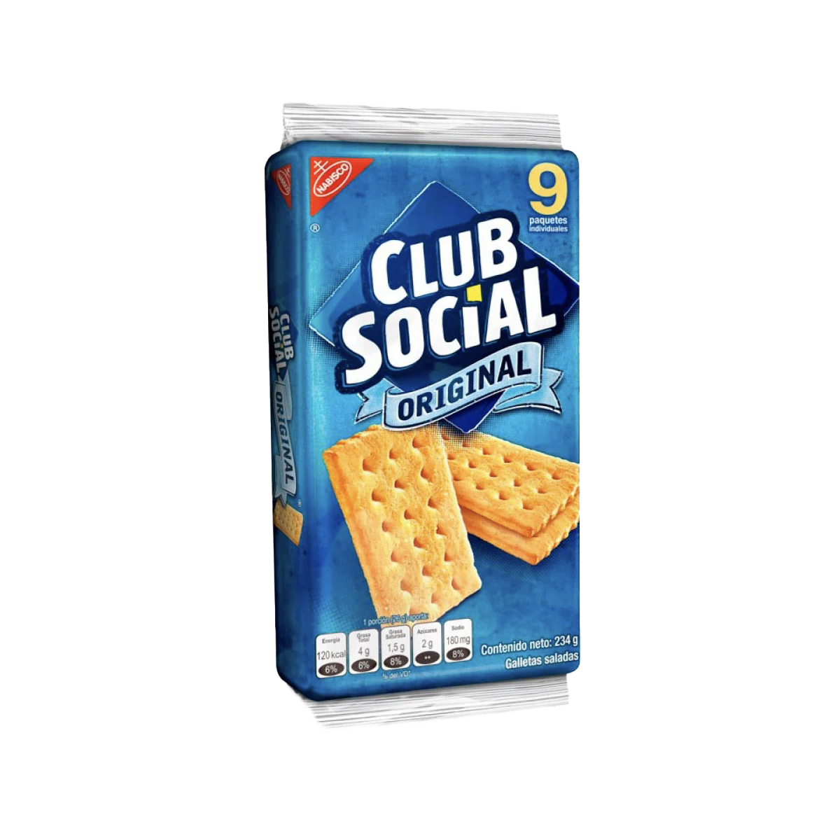 Club Social Original Crackers Pack of 9 - 216g