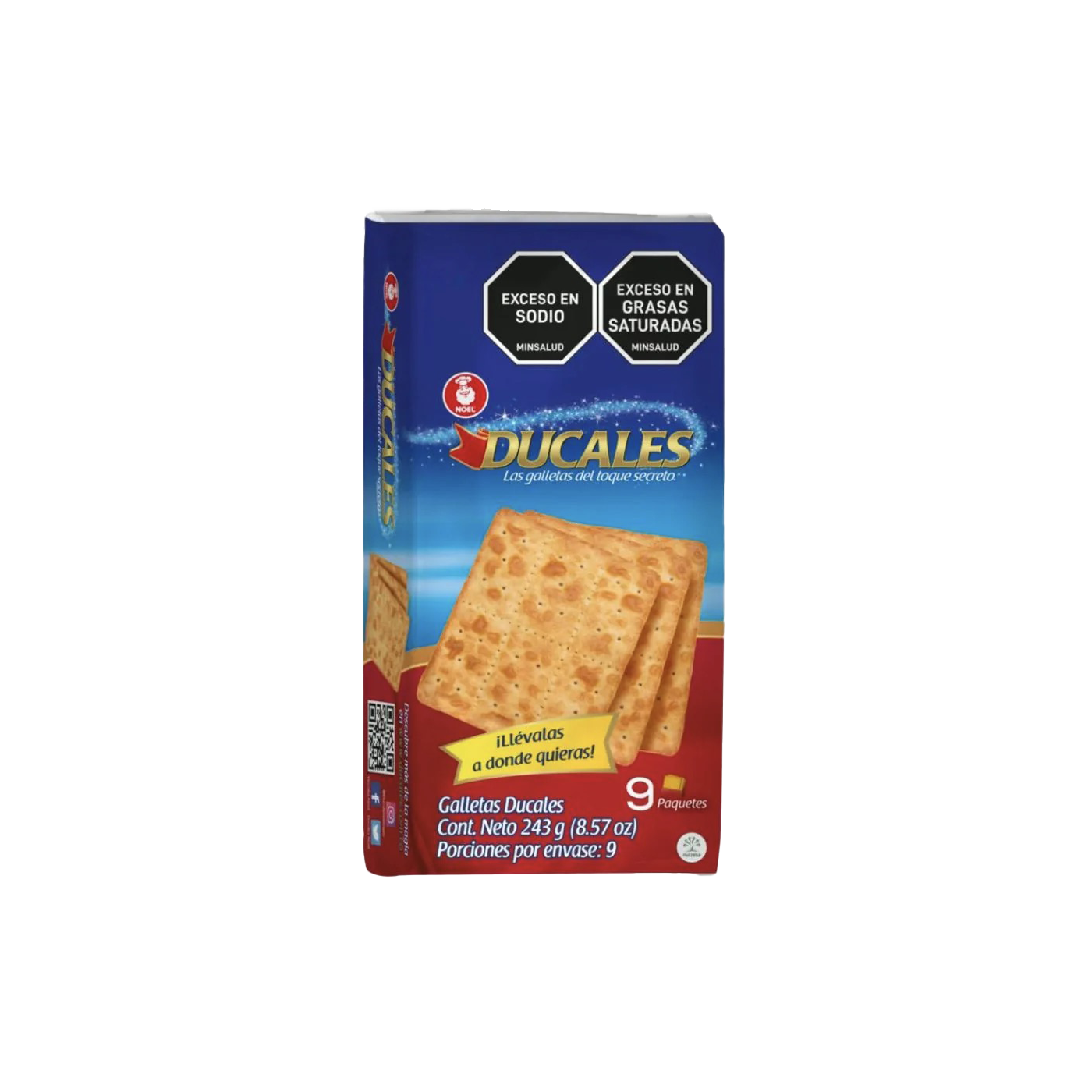 Ducales Flavoured Crackers Noel Pack of 9 - 243g