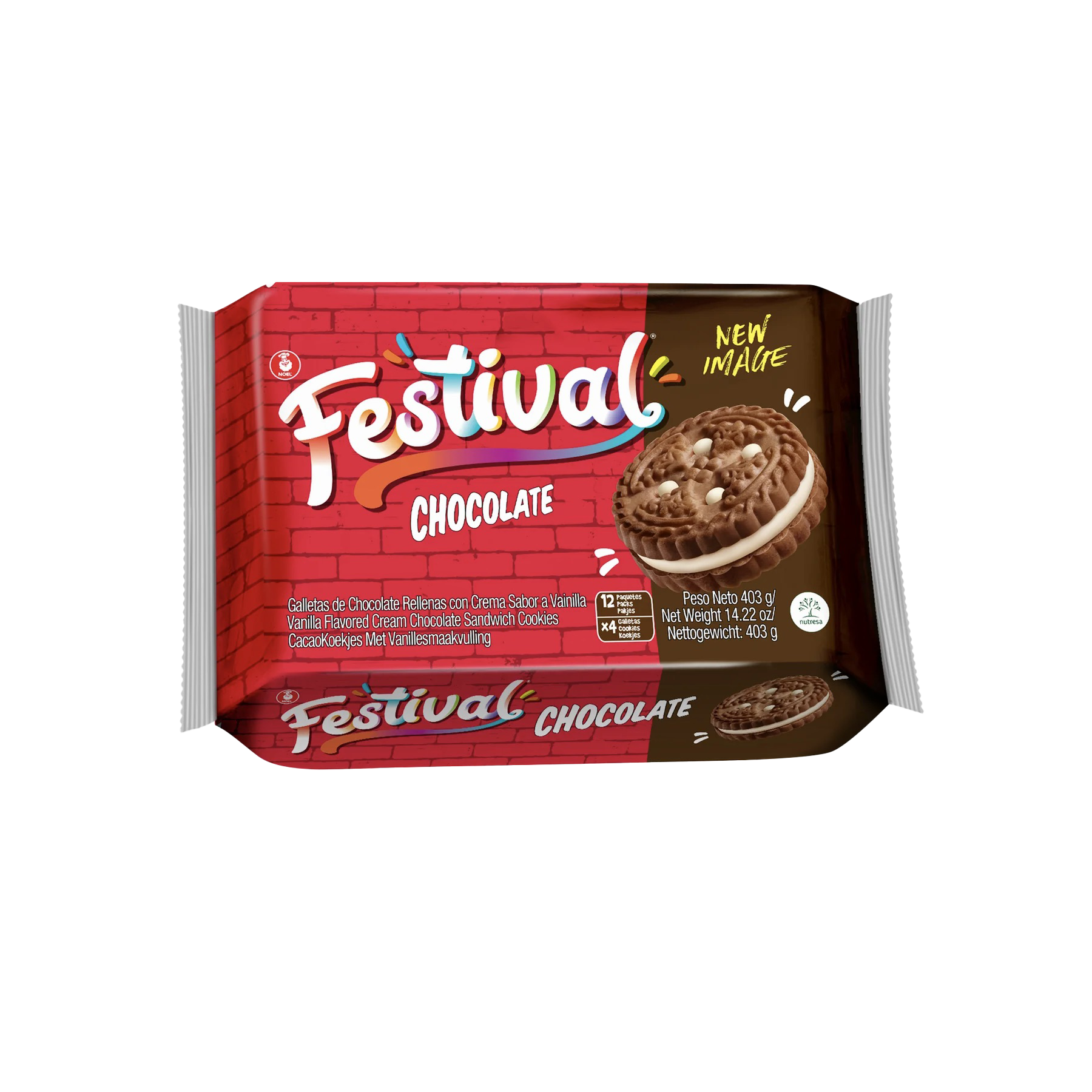 Festival Chocolate Biscuits 12 Pack 403g