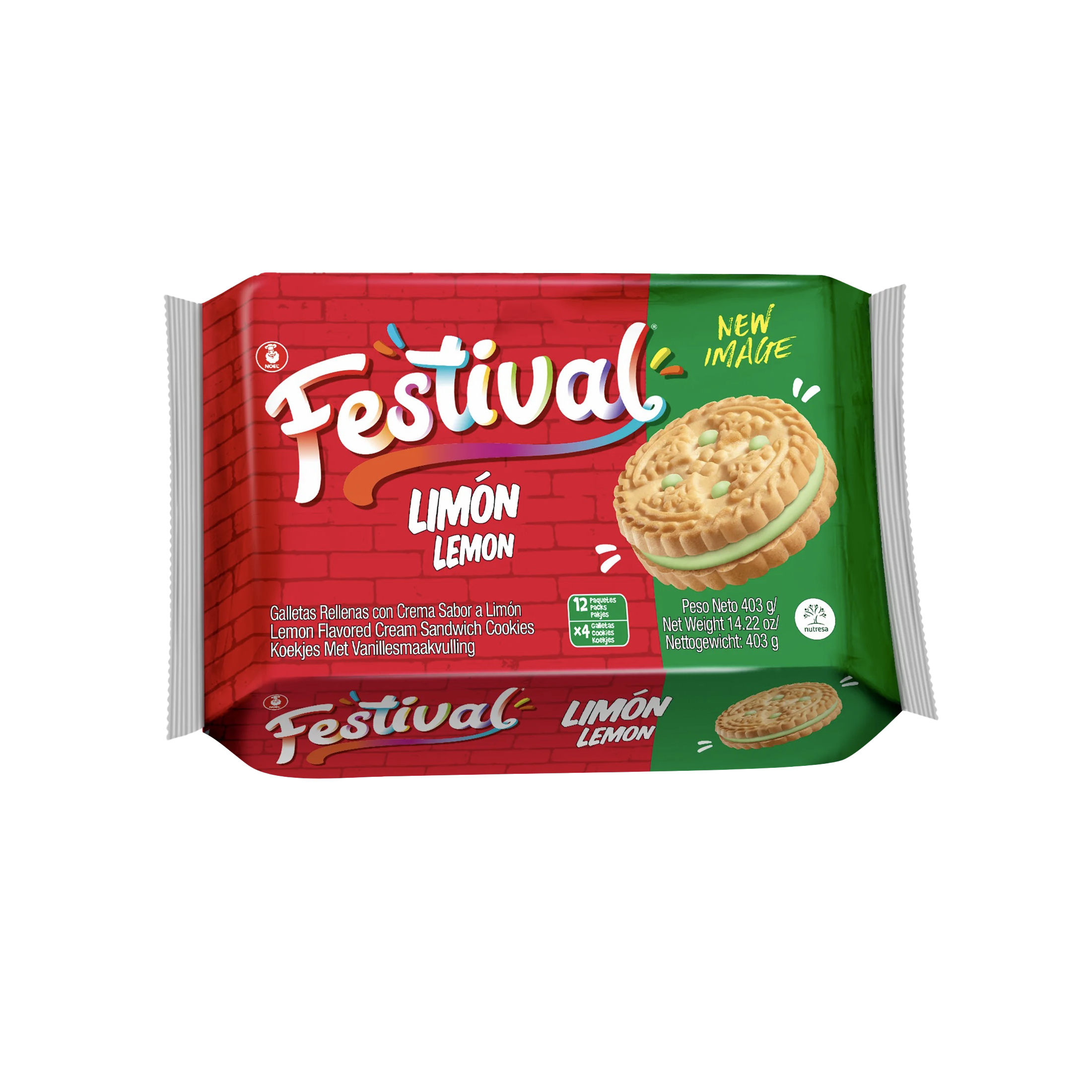 Festival Lime Biscuits 12 Pack 403g