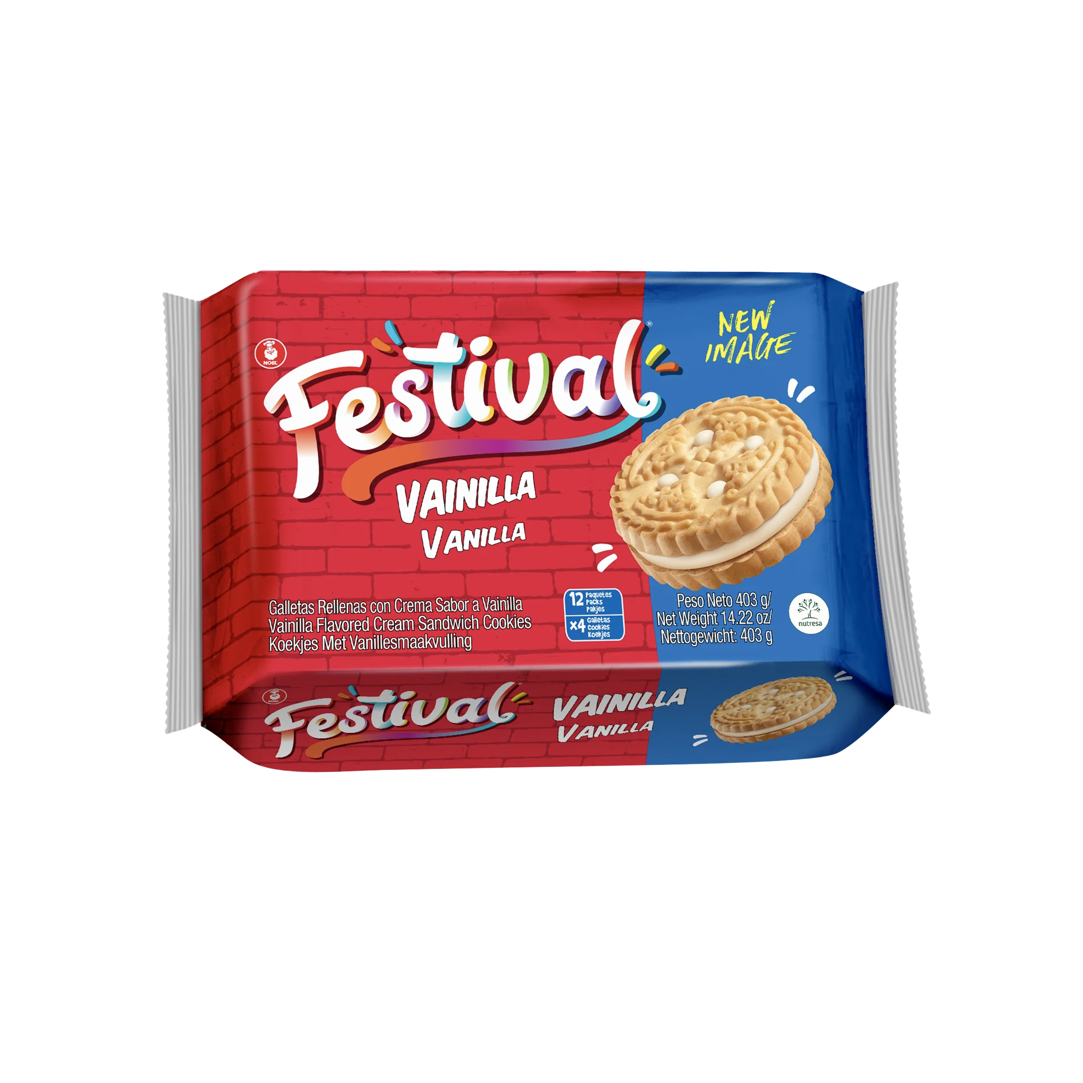 Festival Vanilla Biscuits 12 Pack 403g