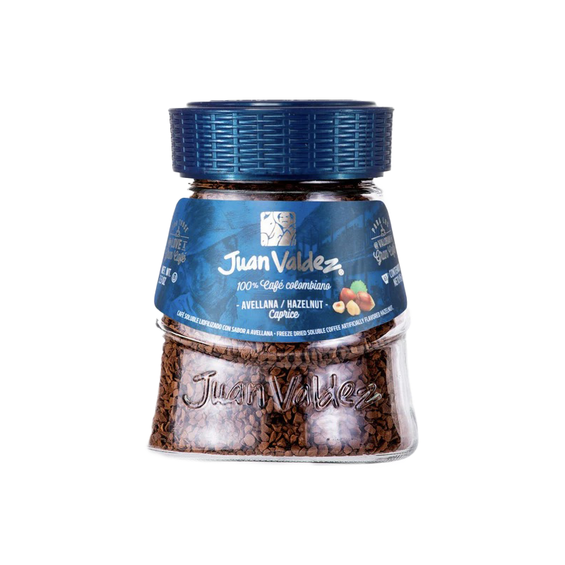 Freeze-Dried Hazelnut Coffee Juan Valdez 95g