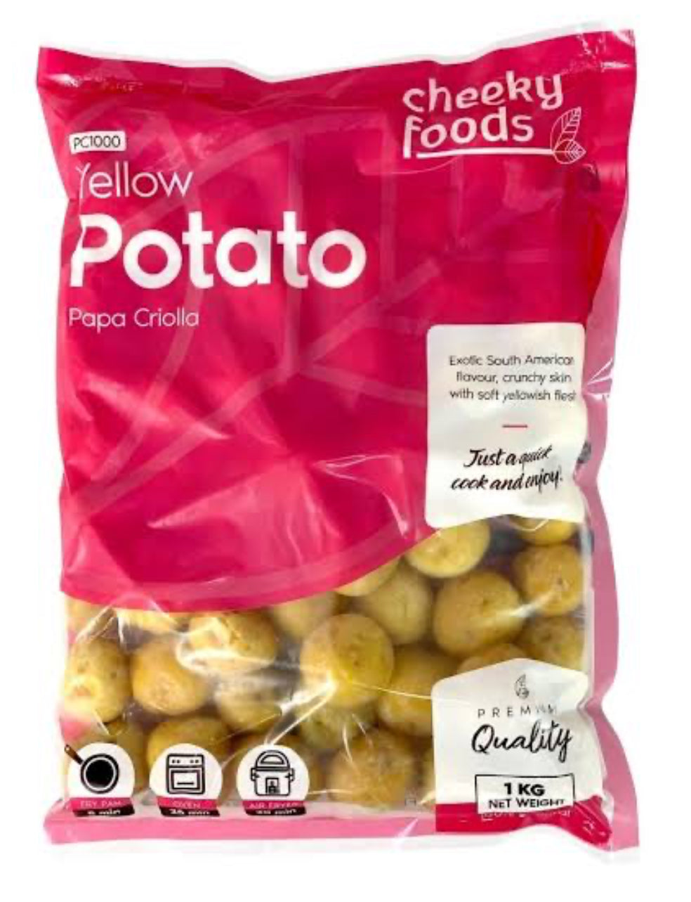 Yellow Potato Papa Criolla Frozen 1kg