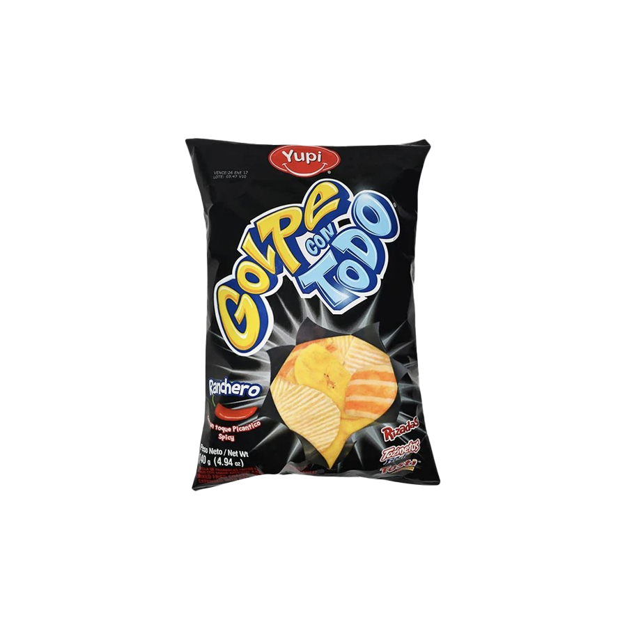 Golpe Con Todo Mix Ranchero Flavour Chips Yupi 140g
