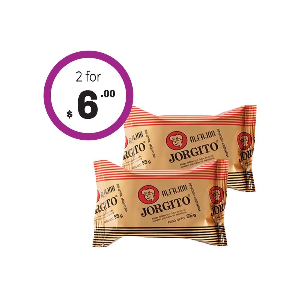 Alfajor Jorgito Milk Chocolate x 2 - 55g