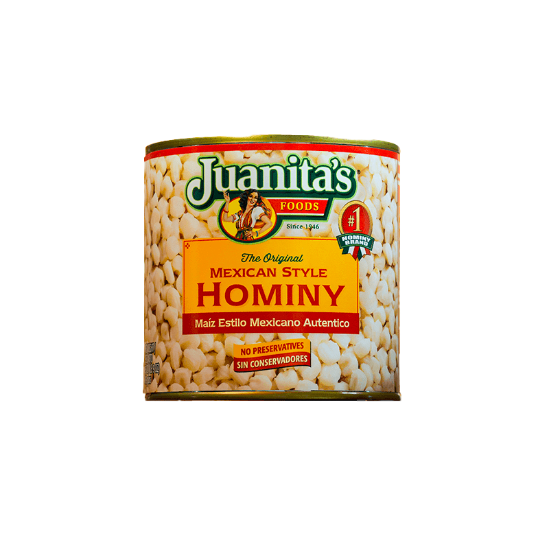 Juanita’s Mexican Style White Hominy
