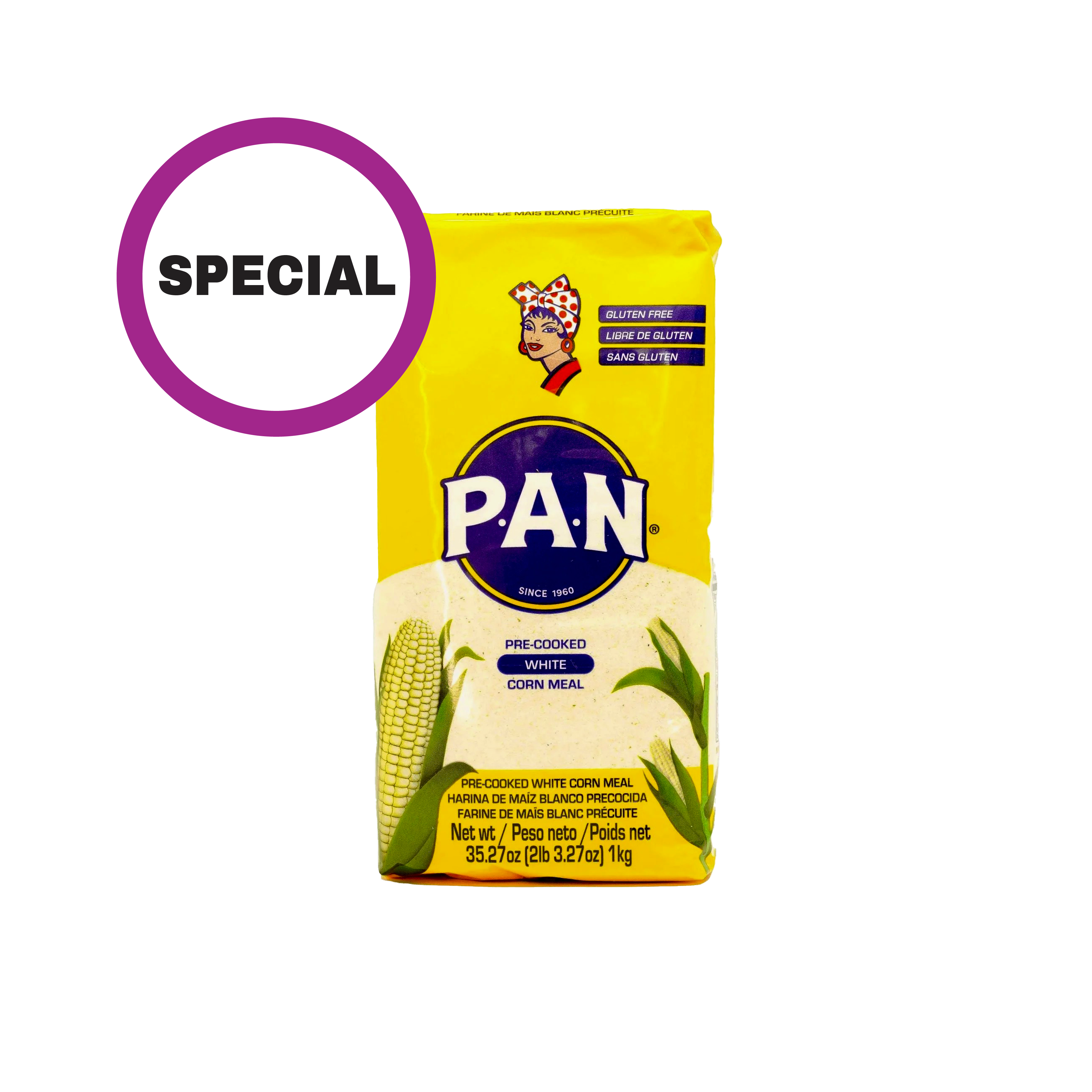 Harina Pan White Corn Flour 1kg