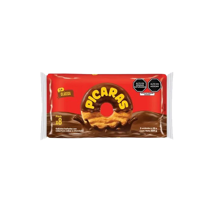 Picaras | Chocolate Biscuits Pack of 8