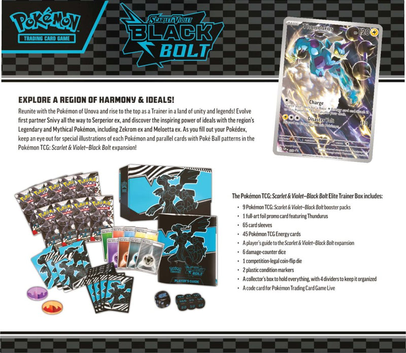 Pokemon - TCG - Black Bolt Elite Trainer Box