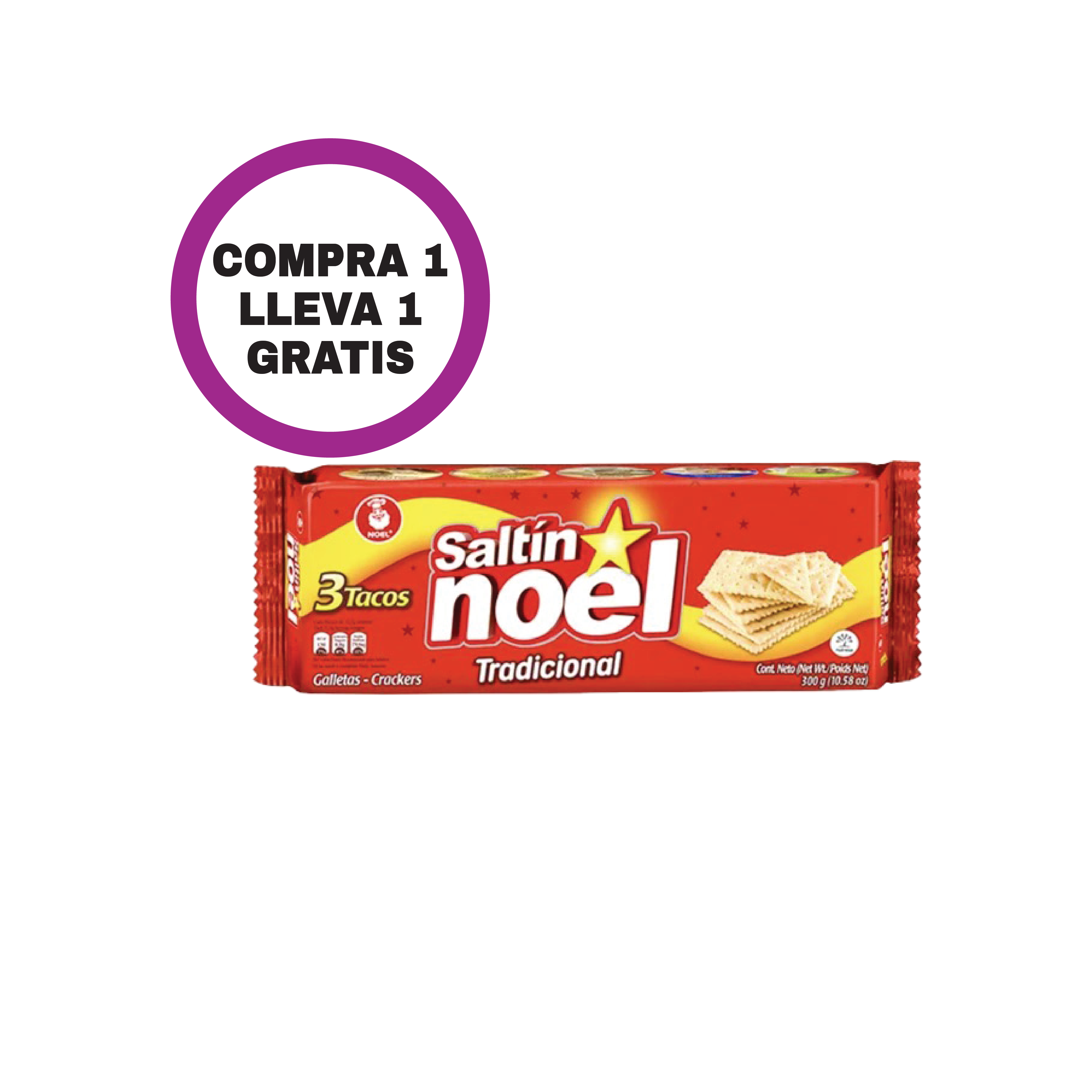 Saltin Crackers Noel Tc x3 - 300g