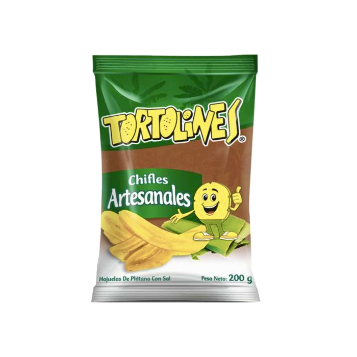 Tortolines Artesanales Plantain Chips 200g