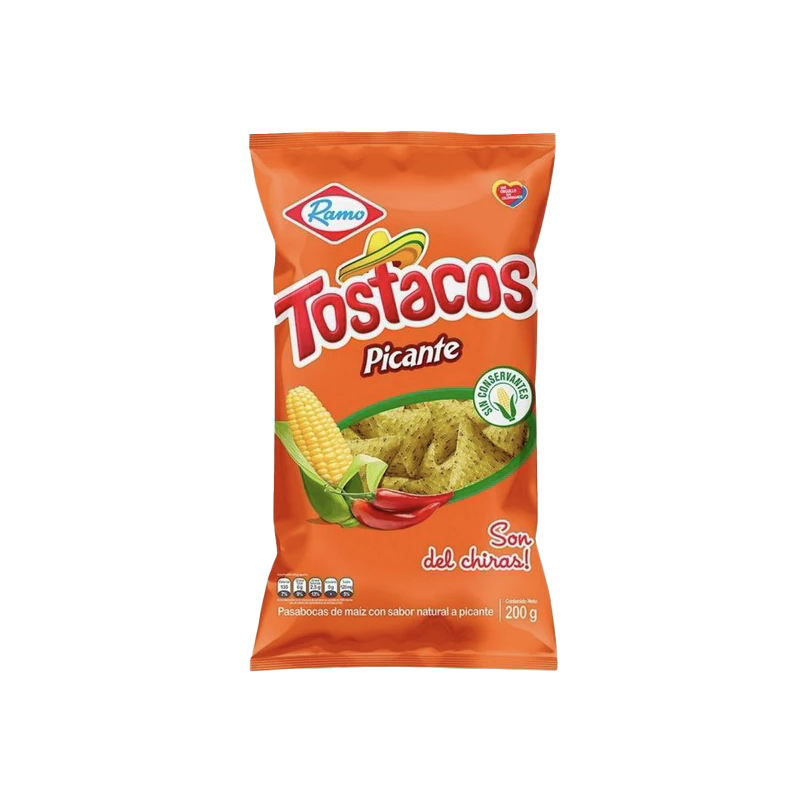 Tostacos  Spicy Corn Chips Ramo 200g