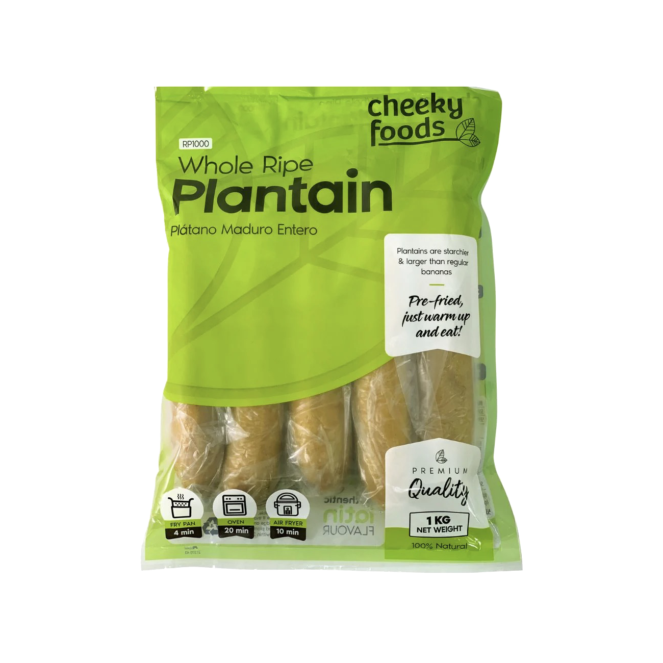 Whole Ripe Plantain Frozen 1kg