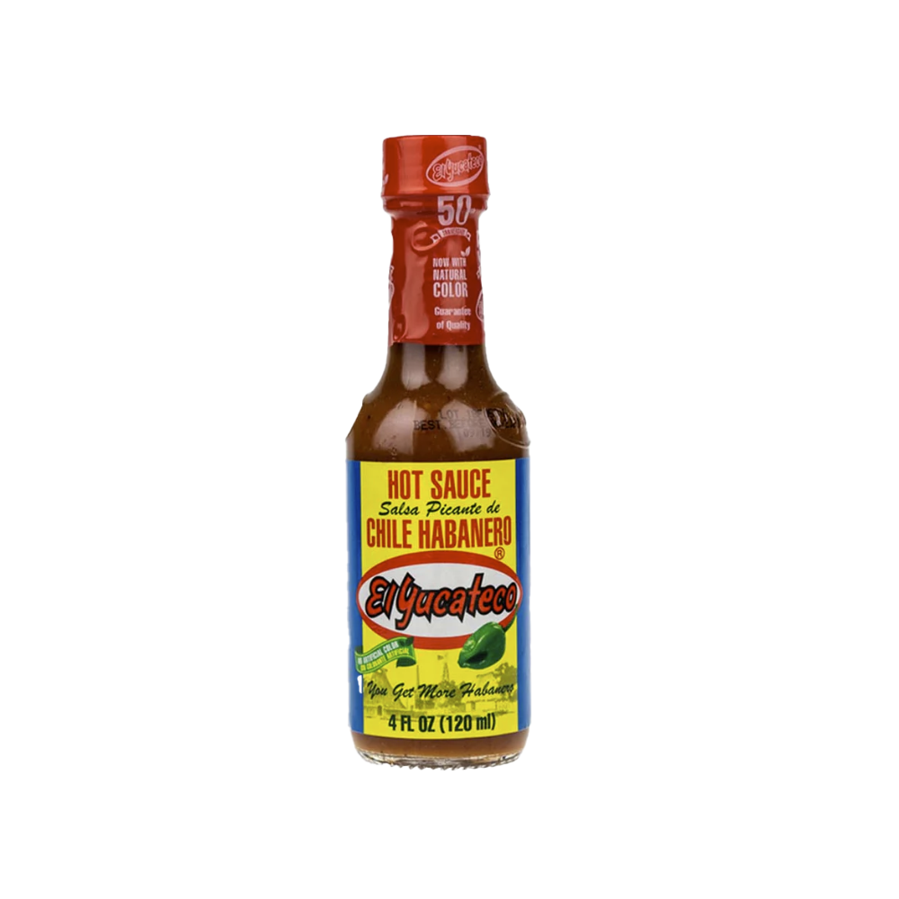 El Yucateco Hot Sauce Chile Habanero 120mL