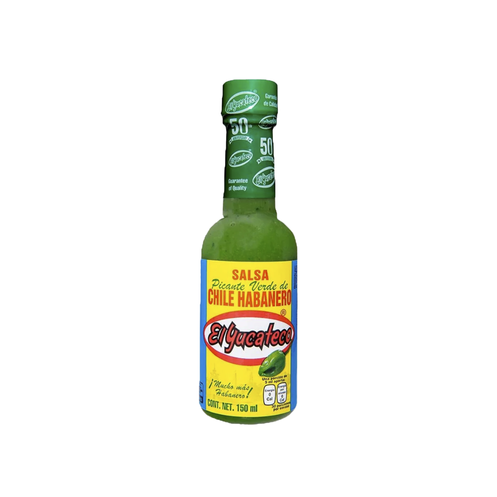 El Yucateco Green Hot Sauce Chile Habanero 150mL