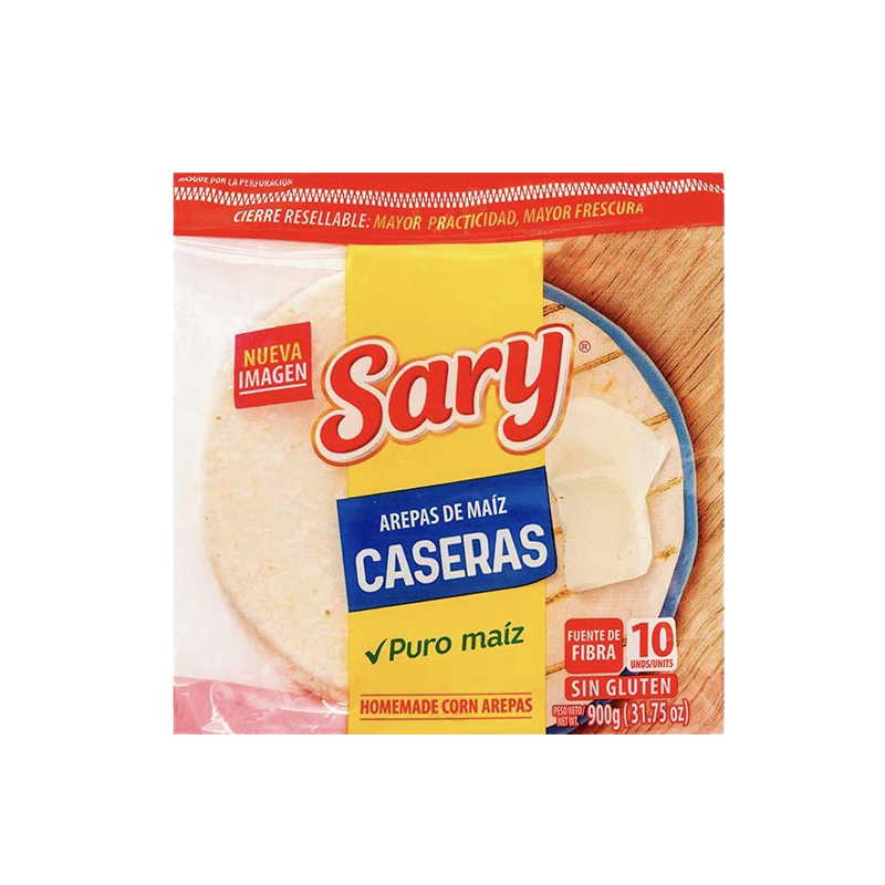 Frozen Arepa White Corn Sary 1kg