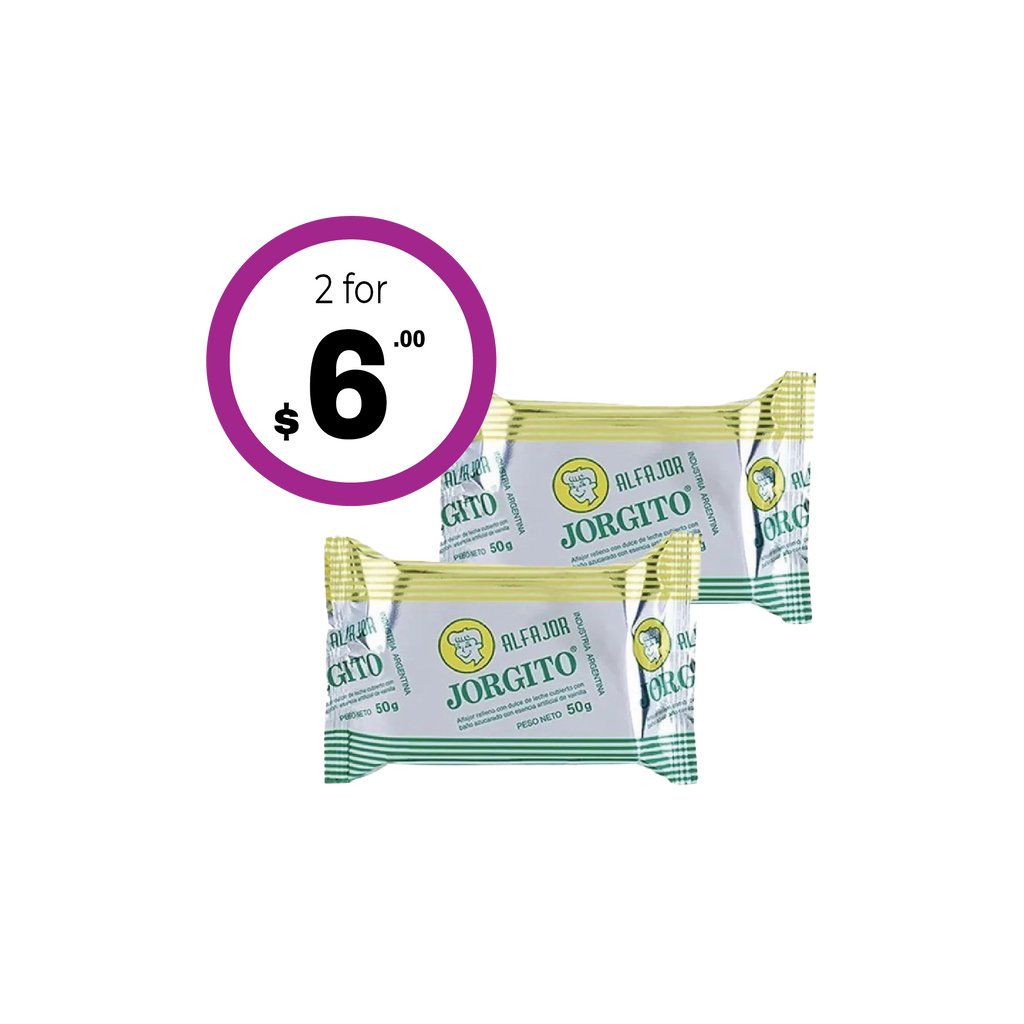 Alfajor Jorgito Sugar Coated x 2 - 50g