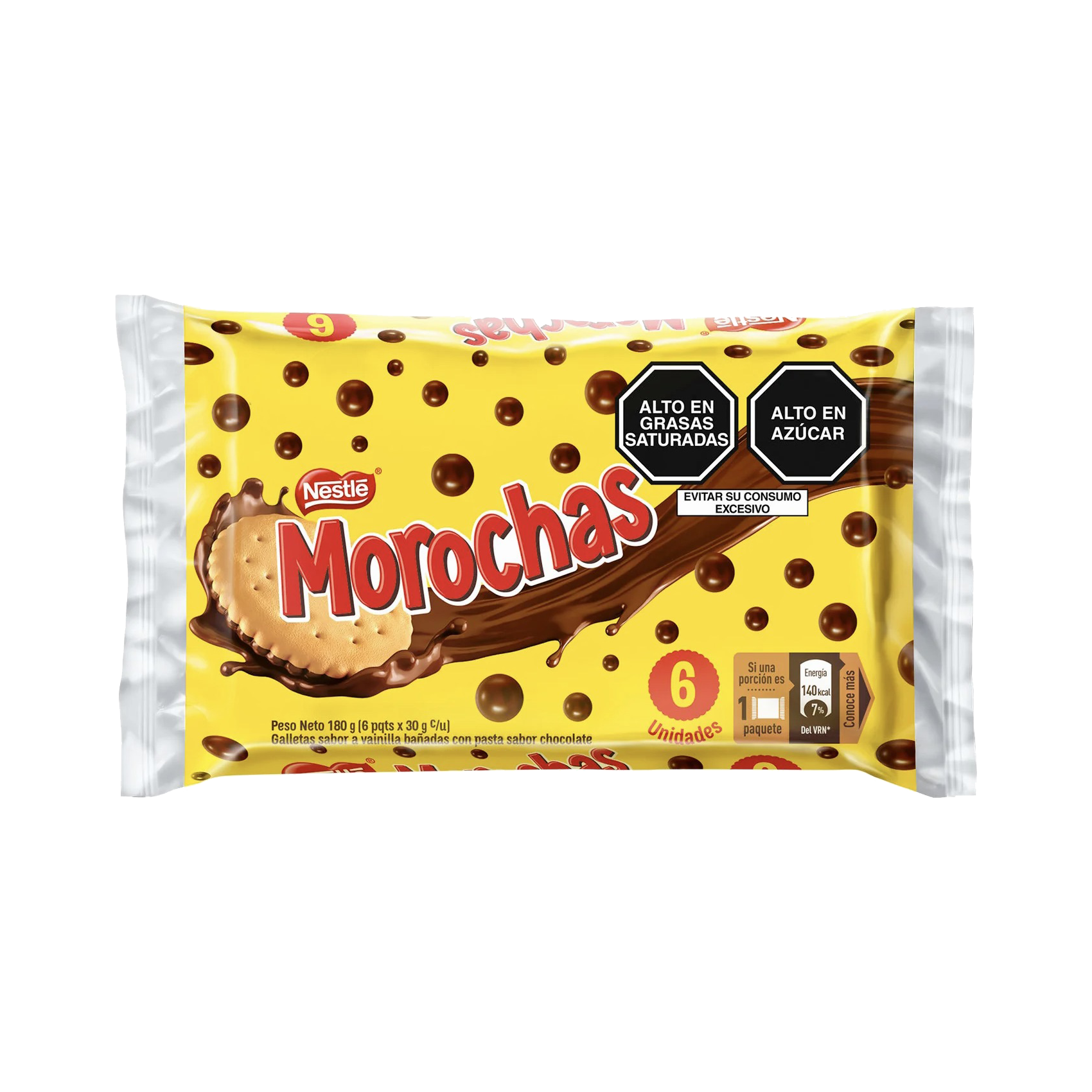 Morochas Chocolate Biscuits Pack of 6